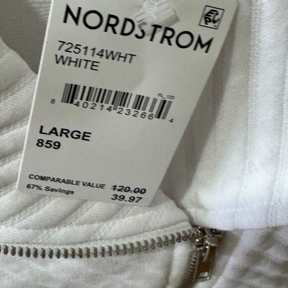 NWT White Moto Jacket - Picture 4 of 7